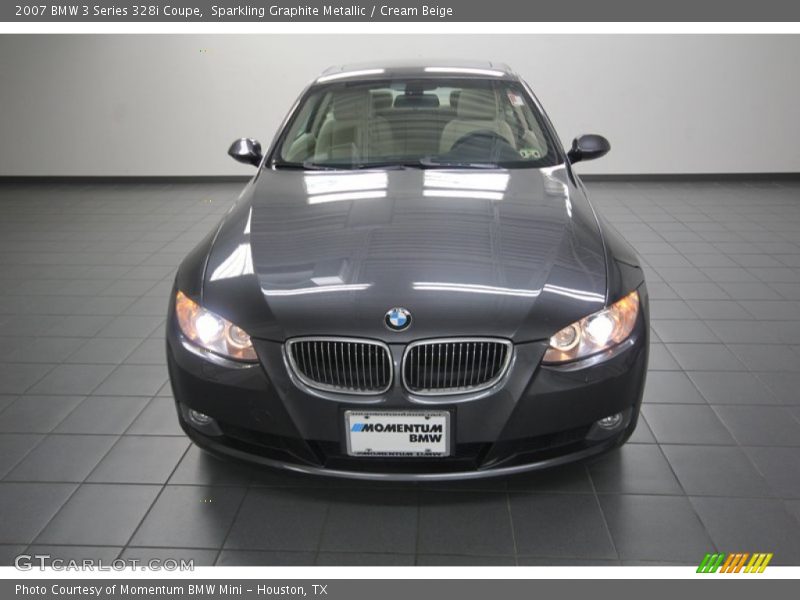 Sparkling Graphite Metallic / Cream Beige 2007 BMW 3 Series 328i Coupe