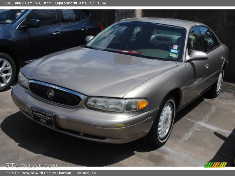 Light Sandrift Metallic / Taupe 2003 Buick Century Custom