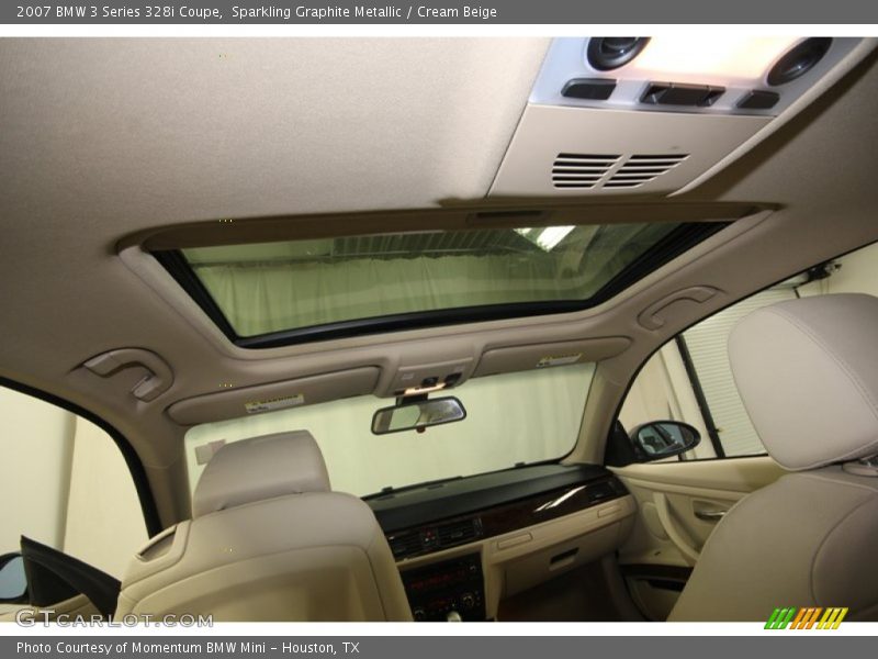 Sparkling Graphite Metallic / Cream Beige 2007 BMW 3 Series 328i Coupe
