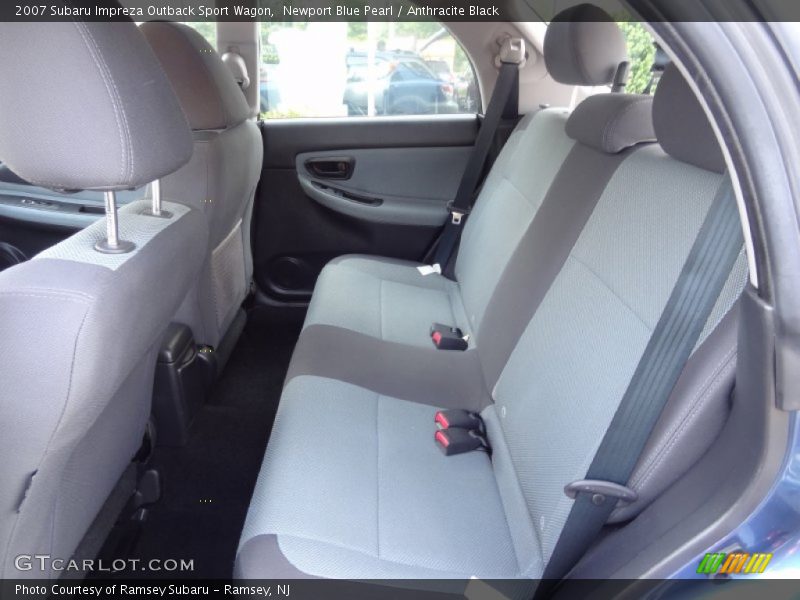 Newport Blue Pearl / Anthracite Black 2007 Subaru Impreza Outback Sport Wagon