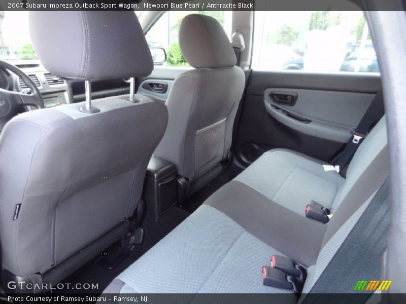 Newport Blue Pearl / Anthracite Black 2007 Subaru Impreza Outback Sport Wagon