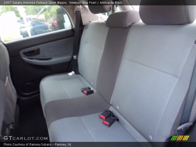 Newport Blue Pearl / Anthracite Black 2007 Subaru Impreza Outback Sport Wagon