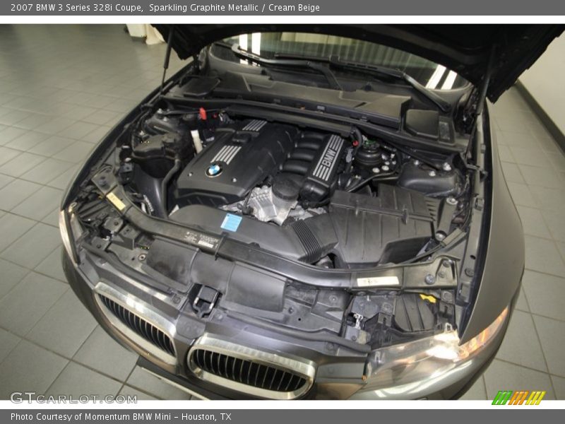 Sparkling Graphite Metallic / Cream Beige 2007 BMW 3 Series 328i Coupe