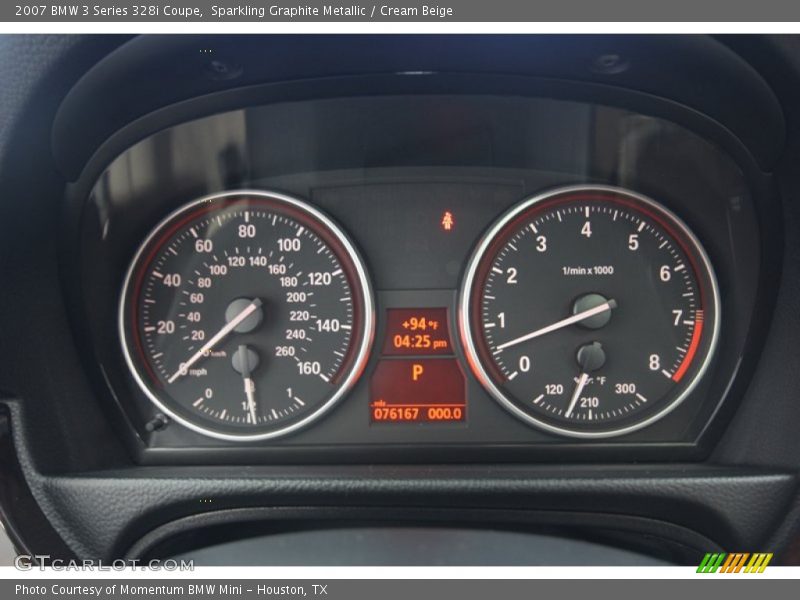 Sparkling Graphite Metallic / Cream Beige 2007 BMW 3 Series 328i Coupe