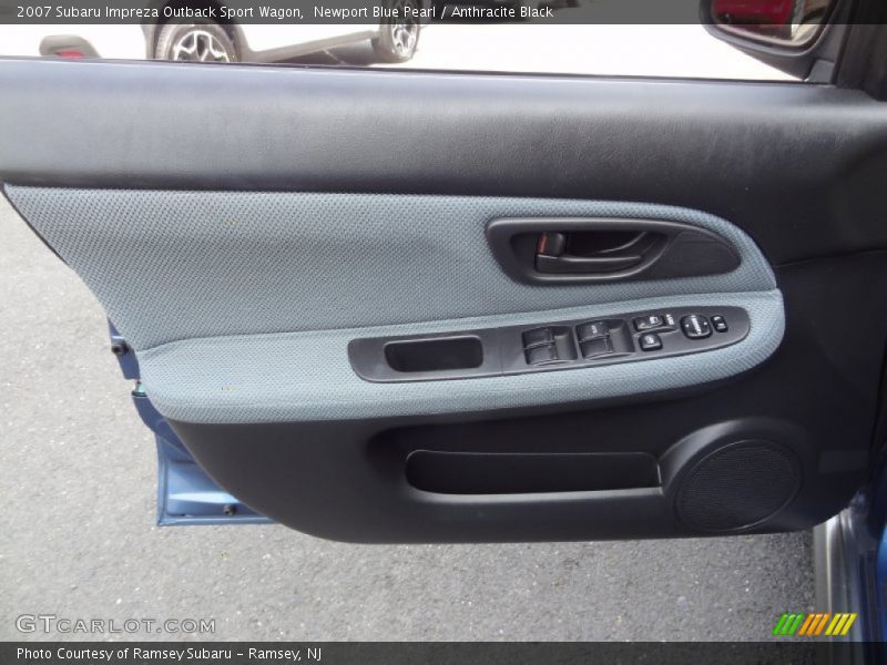Newport Blue Pearl / Anthracite Black 2007 Subaru Impreza Outback Sport Wagon