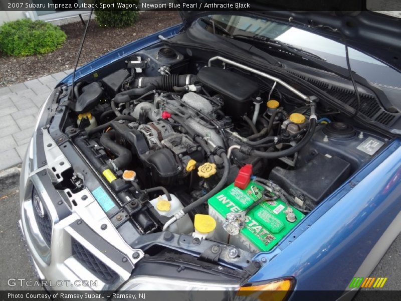 Newport Blue Pearl / Anthracite Black 2007 Subaru Impreza Outback Sport Wagon