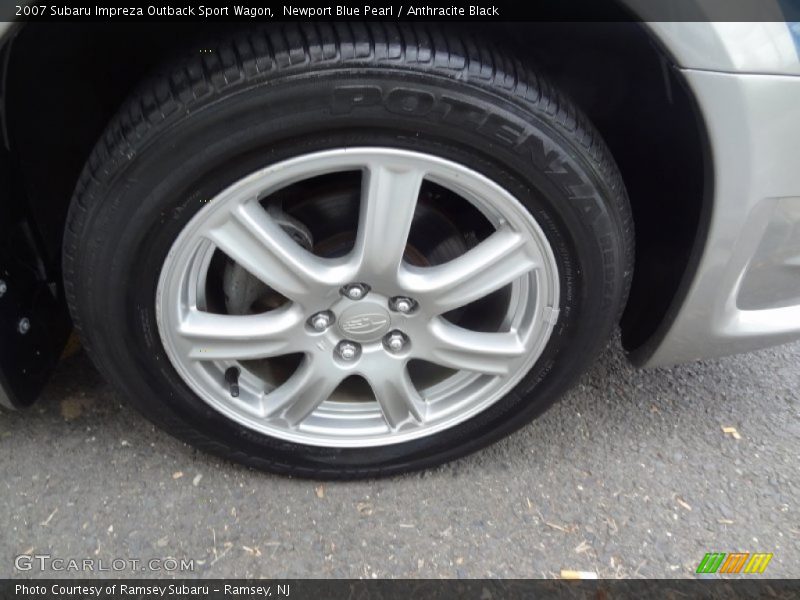 Newport Blue Pearl / Anthracite Black 2007 Subaru Impreza Outback Sport Wagon