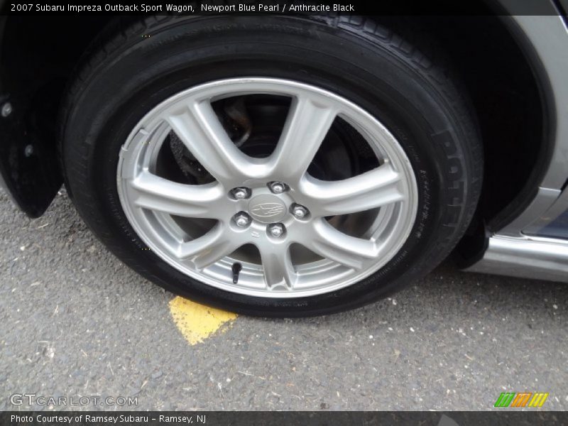 Newport Blue Pearl / Anthracite Black 2007 Subaru Impreza Outback Sport Wagon