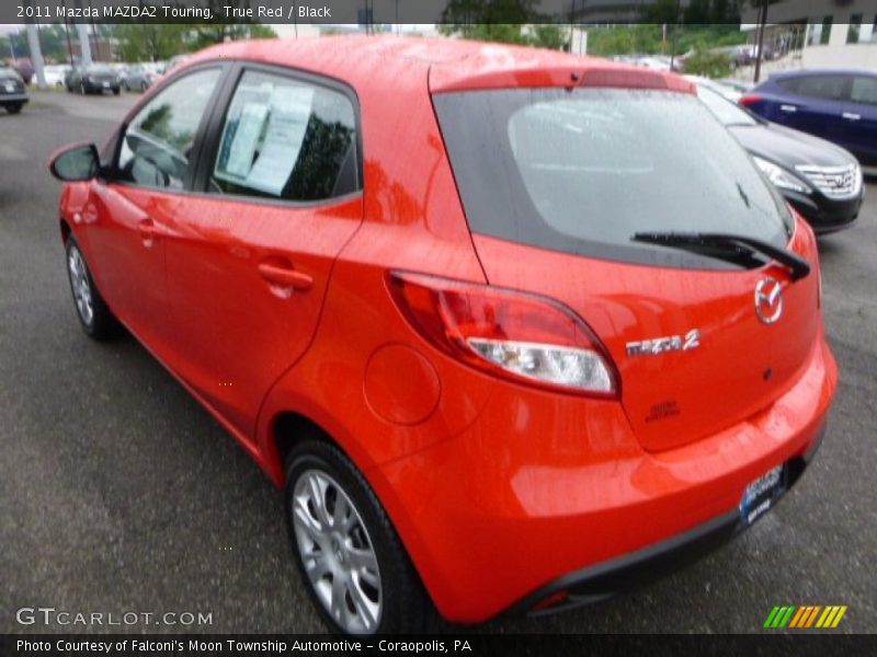 True Red / Black 2011 Mazda MAZDA2 Touring