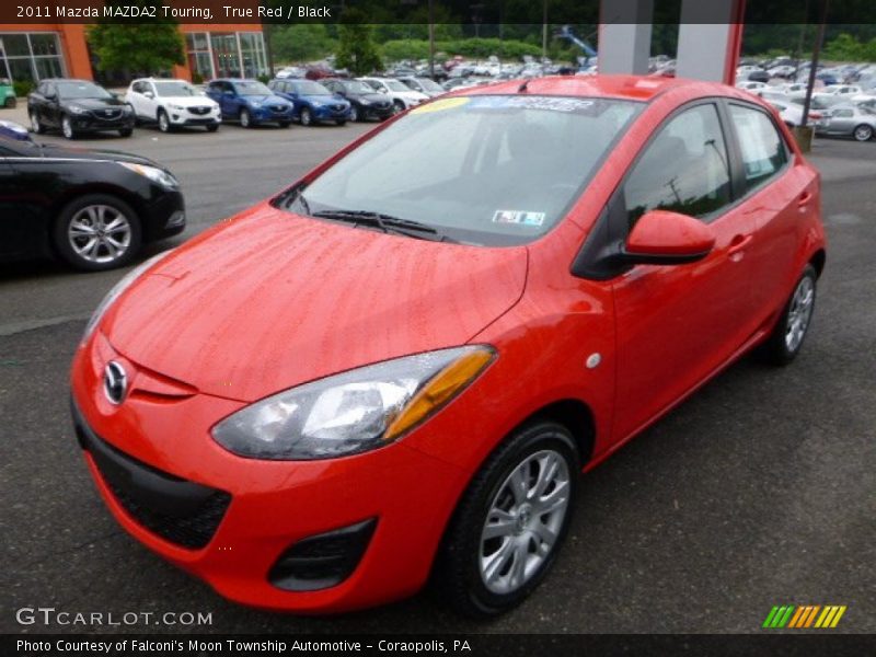 True Red / Black 2011 Mazda MAZDA2 Touring