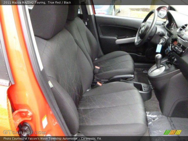 True Red / Black 2011 Mazda MAZDA2 Touring