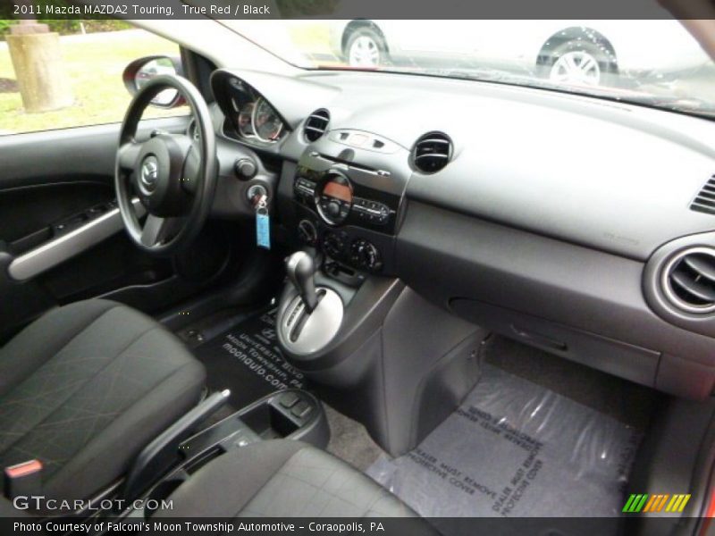 True Red / Black 2011 Mazda MAZDA2 Touring