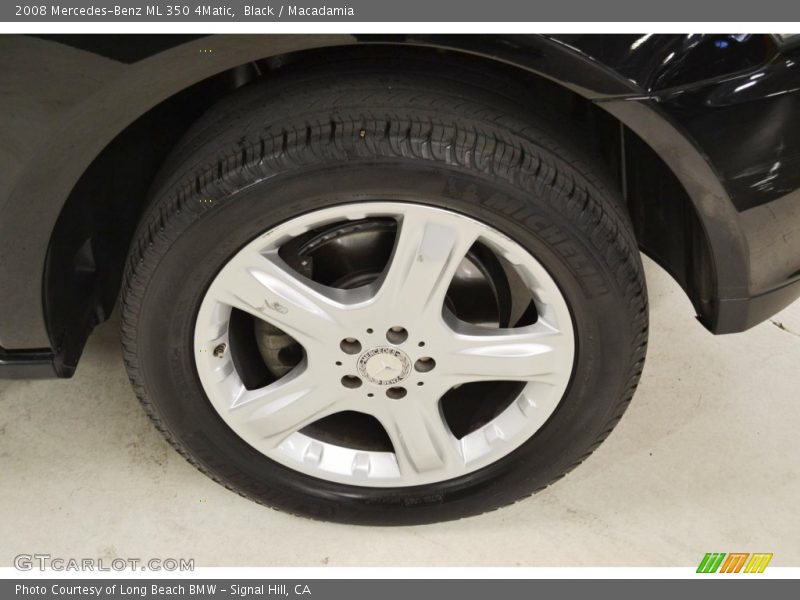 Black / Macadamia 2008 Mercedes-Benz ML 350 4Matic
