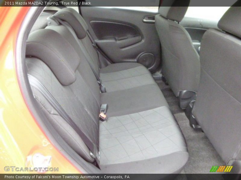 True Red / Black 2011 Mazda MAZDA2 Touring