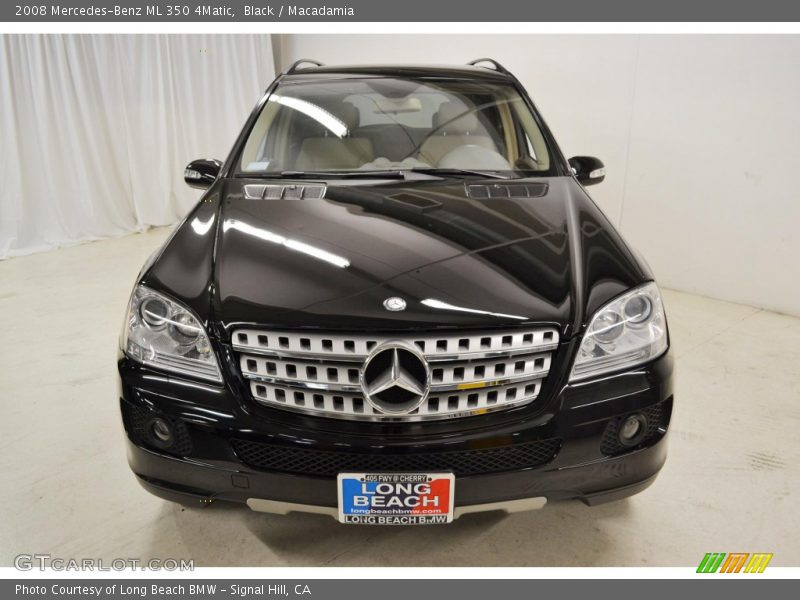 Black / Macadamia 2008 Mercedes-Benz ML 350 4Matic