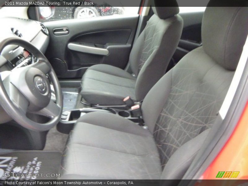 True Red / Black 2011 Mazda MAZDA2 Touring