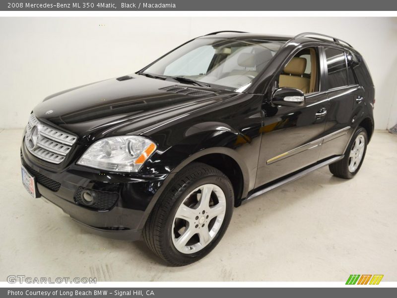 Black / Macadamia 2008 Mercedes-Benz ML 350 4Matic