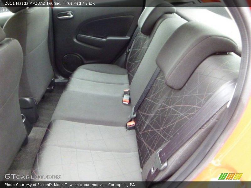 True Red / Black 2011 Mazda MAZDA2 Touring