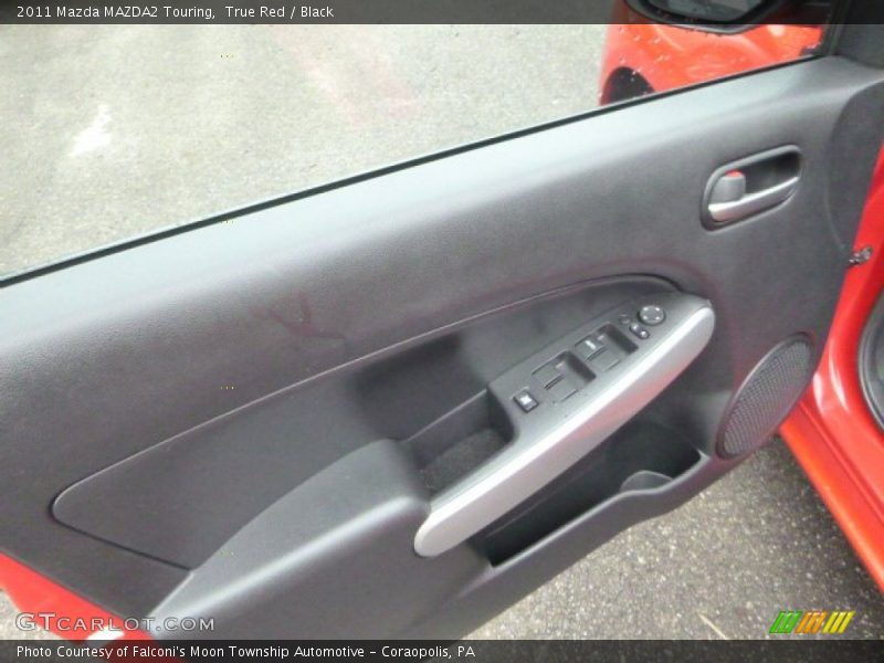 True Red / Black 2011 Mazda MAZDA2 Touring