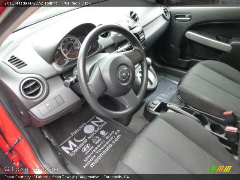 True Red / Black 2011 Mazda MAZDA2 Touring