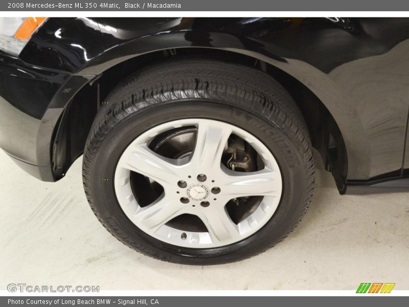 Black / Macadamia 2008 Mercedes-Benz ML 350 4Matic