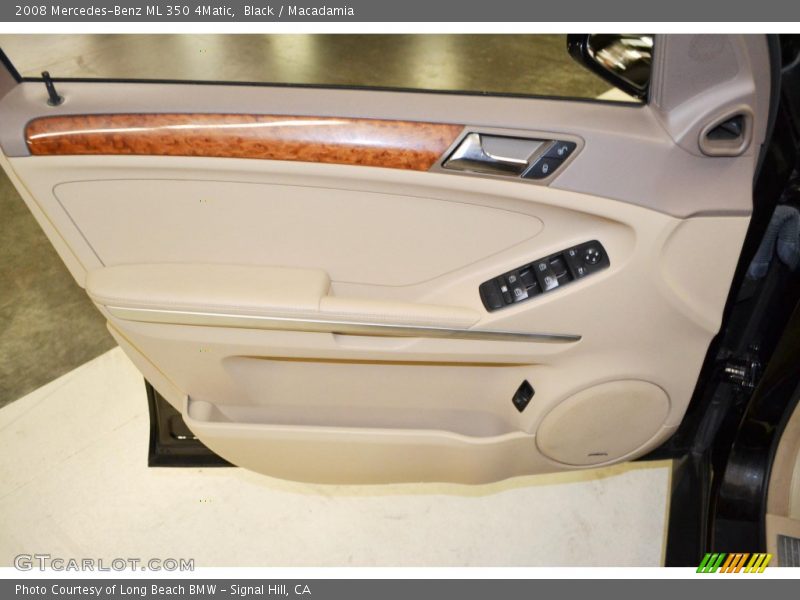 Black / Macadamia 2008 Mercedes-Benz ML 350 4Matic