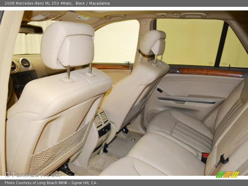 Black / Macadamia 2008 Mercedes-Benz ML 350 4Matic
