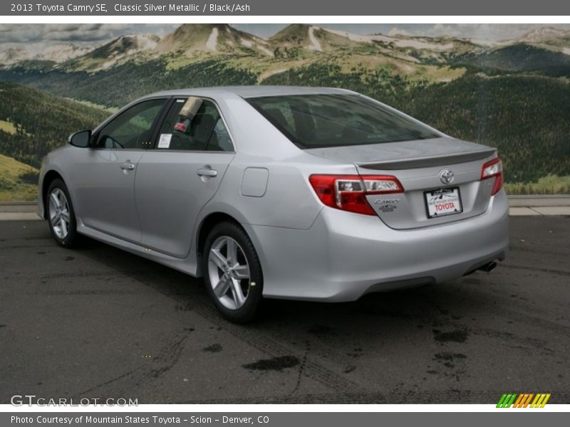 Classic Silver Metallic / Black/Ash 2013 Toyota Camry SE