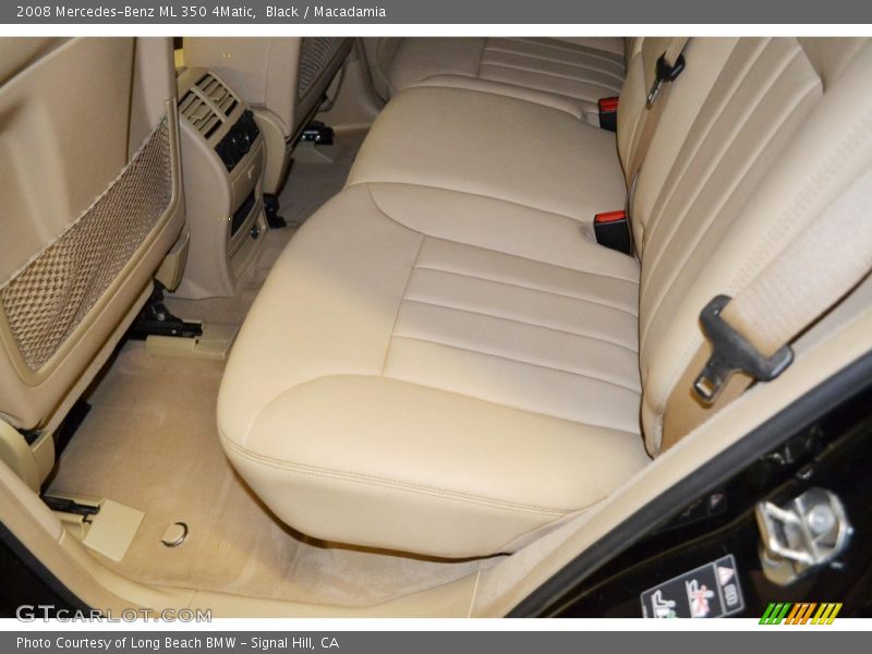 Black / Macadamia 2008 Mercedes-Benz ML 350 4Matic