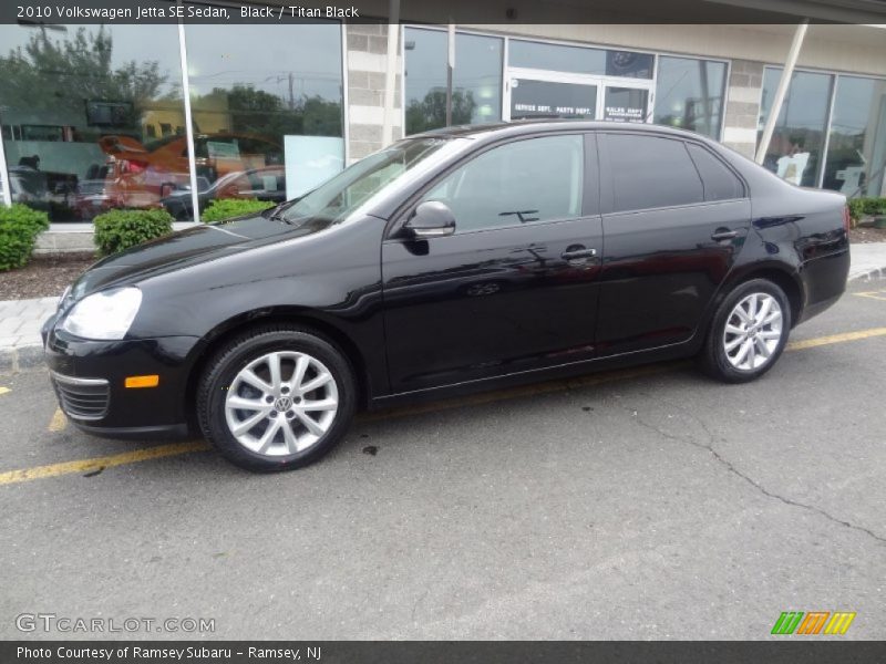 Black / Titan Black 2010 Volkswagen Jetta SE Sedan