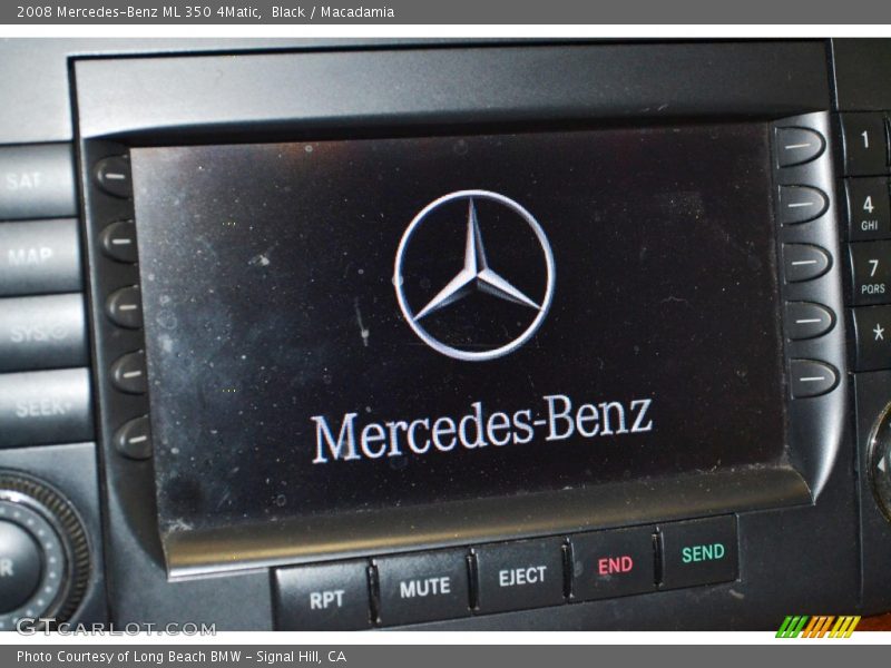 Black / Macadamia 2008 Mercedes-Benz ML 350 4Matic