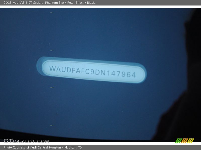 Phantom Black Pearl Effect / Black 2013 Audi A6 2.0T Sedan