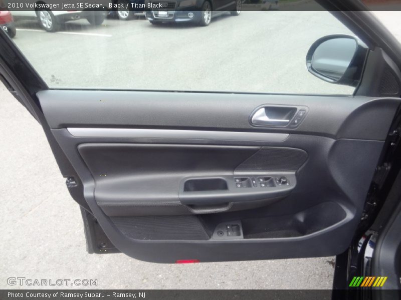 Black / Titan Black 2010 Volkswagen Jetta SE Sedan