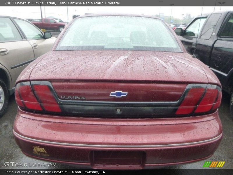 Dark Carmine Red Metallic / Neutral 2000 Chevrolet Lumina Sedan