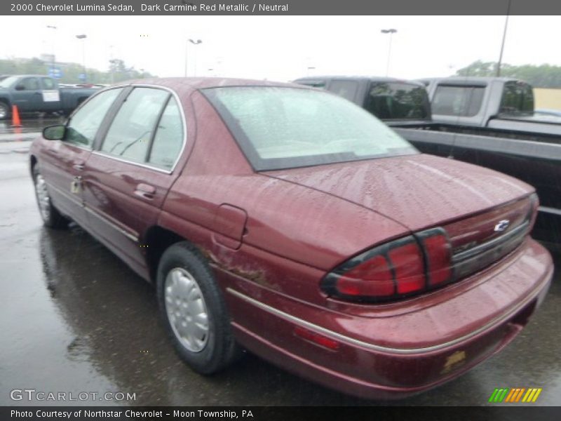 Dark Carmine Red Metallic / Neutral 2000 Chevrolet Lumina Sedan