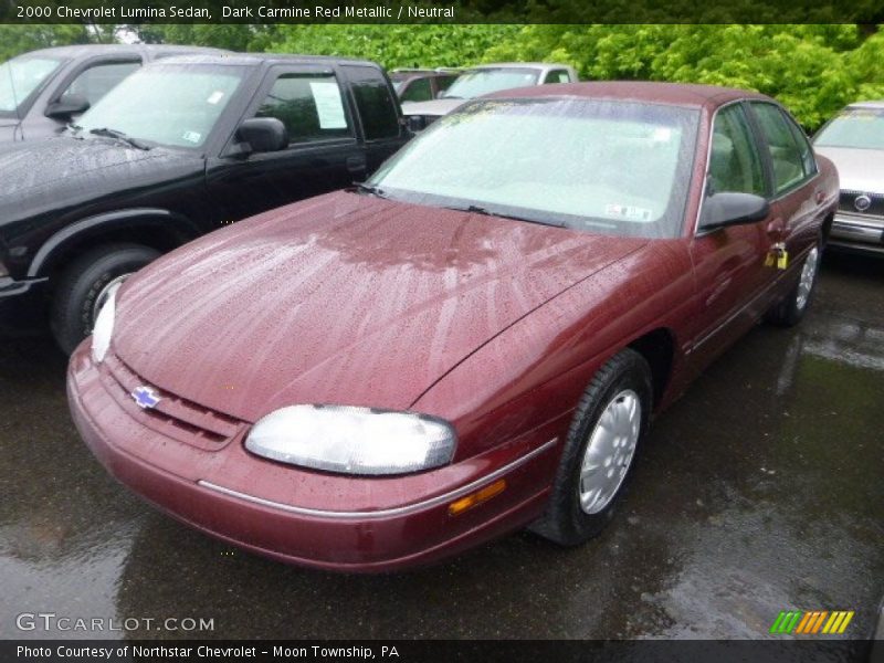 Dark Carmine Red Metallic / Neutral 2000 Chevrolet Lumina Sedan