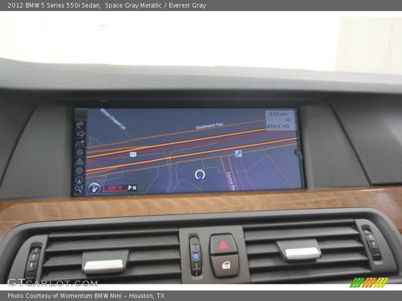Space Gray Metallic / Everest Gray 2012 BMW 5 Series 550i Sedan