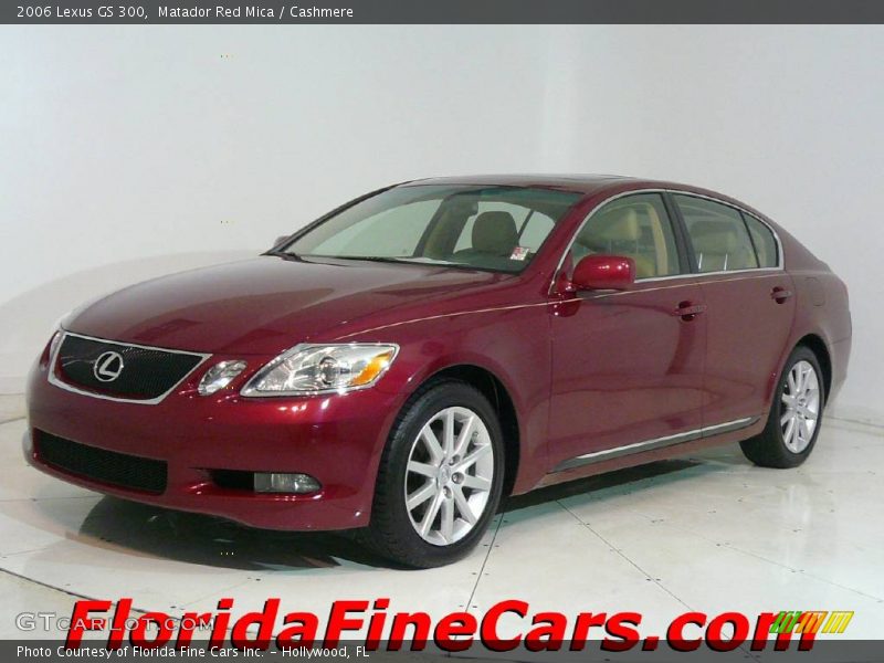 Matador Red Mica / Cashmere 2006 Lexus GS 300