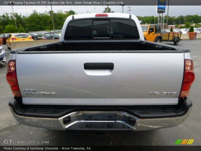 Silver Streak Mica / Graphite Gray 2008 Toyota Tacoma V6 SR5 Double Cab 4x4