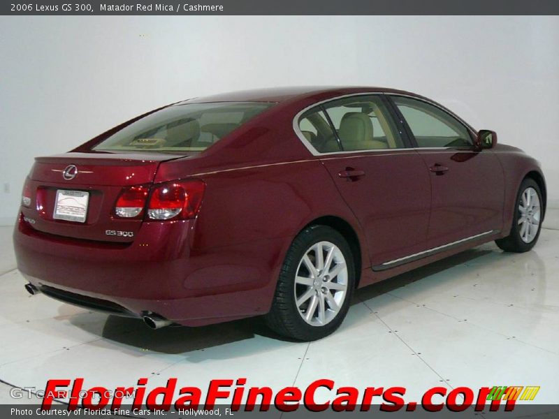 Matador Red Mica / Cashmere 2006 Lexus GS 300