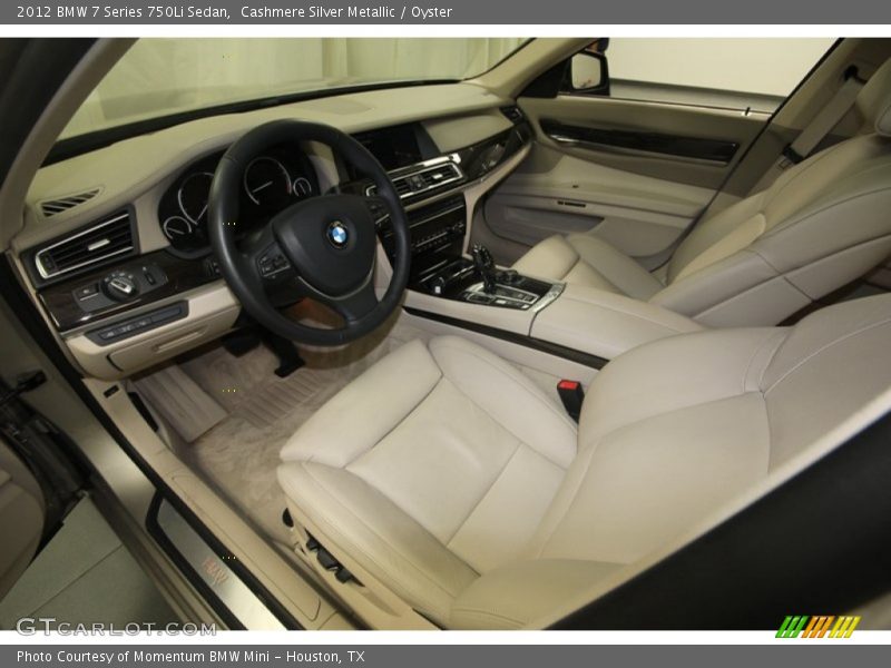 Oyster Interior - 2012 7 Series 750Li Sedan 