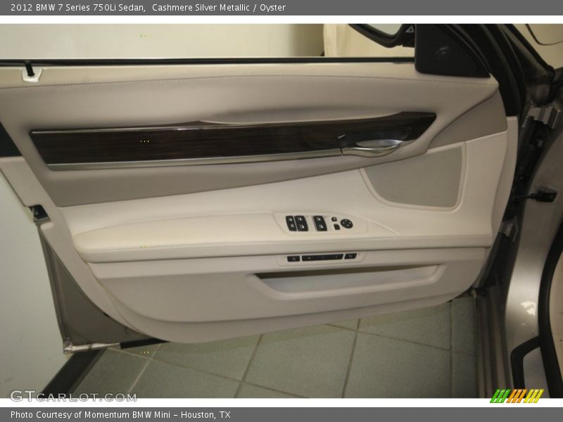 Cashmere Silver Metallic / Oyster 2012 BMW 7 Series 750Li Sedan