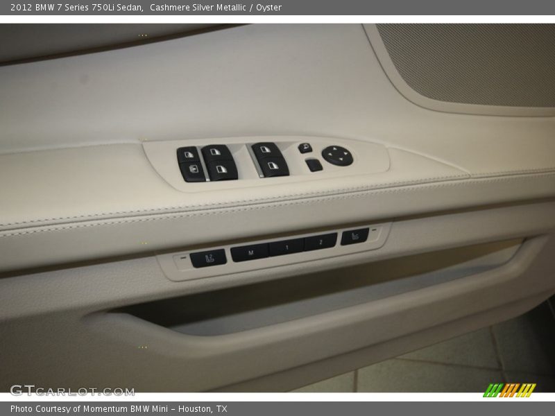 Cashmere Silver Metallic / Oyster 2012 BMW 7 Series 750Li Sedan