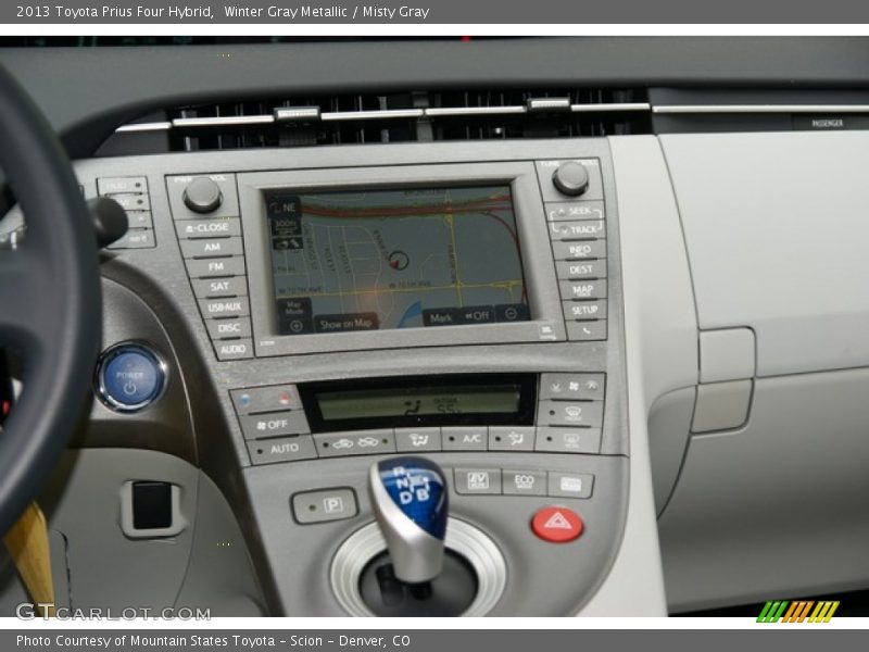 Winter Gray Metallic / Misty Gray 2013 Toyota Prius Four Hybrid