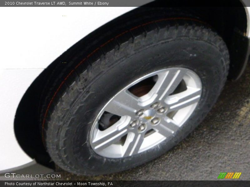 Summit White / Ebony 2010 Chevrolet Traverse LT AWD