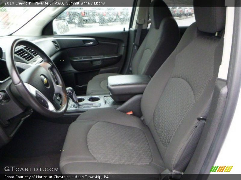 Summit White / Ebony 2010 Chevrolet Traverse LT AWD
