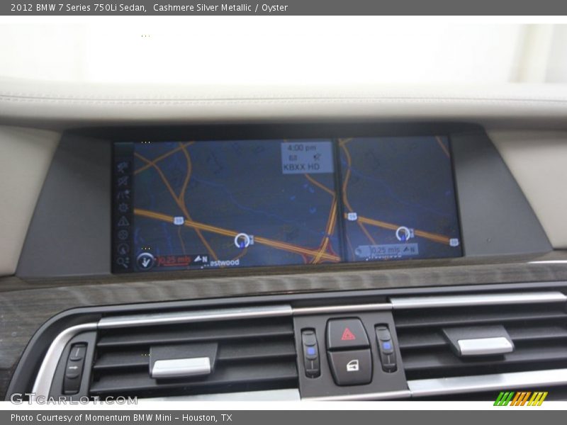 Cashmere Silver Metallic / Oyster 2012 BMW 7 Series 750Li Sedan