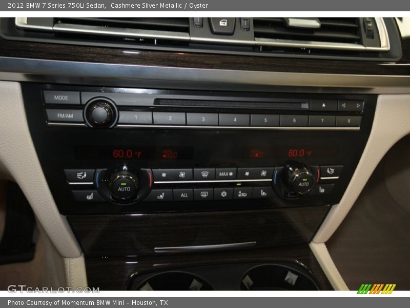 Cashmere Silver Metallic / Oyster 2012 BMW 7 Series 750Li Sedan