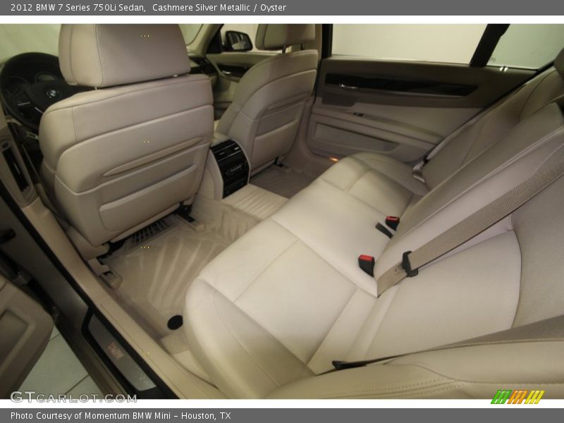 Cashmere Silver Metallic / Oyster 2012 BMW 7 Series 750Li Sedan