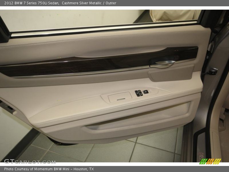 Cashmere Silver Metallic / Oyster 2012 BMW 7 Series 750Li Sedan